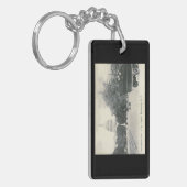 Pennsylvania Ave, Washington DC Vintag Style Schlüsselanhänger (Vorderseite links)