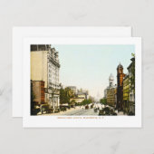 Pennsylvania Avenue, Washington D.C. Postkarte (Vorne/Hinten)