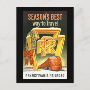 Pennsylvania Bahn: Die beste Art und Weise der Sai Postkarte