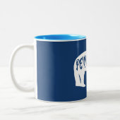 Pennsylvania Bear Zweifarbige Tasse (Links)