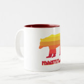 Pennsylvania Bear Zweifarbige Tasse (Vorderseite Links)