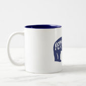 Pennsylvania Bear Zweifarbige Tasse (Links)