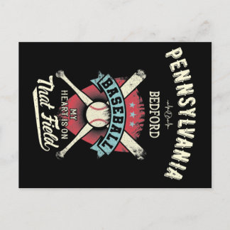 Pennsylvania Bedford Baseball Postkarte