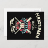 Pennsylvania Bedford Baseball Postkarte (Vorne/Hinten)