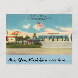 Pennsylvania, Bellevue Diner, Montgomeryville Postkarte
