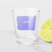 Pennsylvania Belong Staat Karte Schnapsglas (Rückseite)