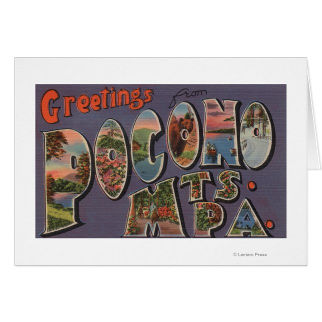 Pennsylvania - Berge in Pocono (Vorderseite (Horizontal))