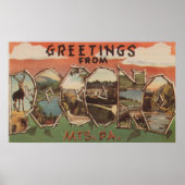 Pennsylvania - Berge in Pocono Poster (Vorne)