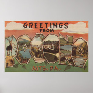 Pennsylvania - Berge in Pocono Poster