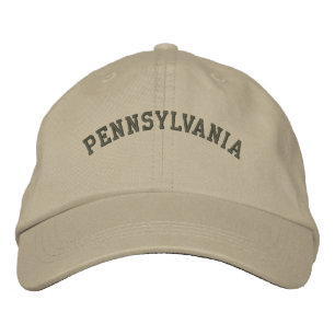 Pennsylvania bestickt mit tiefgrünem Basispumpen Bestickte Baseballkappe