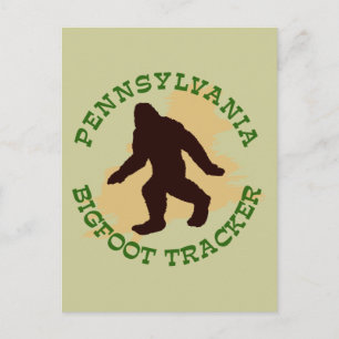 Pennsylvania Bigfoot Tracker Postkarte