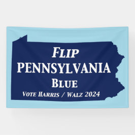 Pennsylvania Blue im Jahr 2024 gedreht Banner