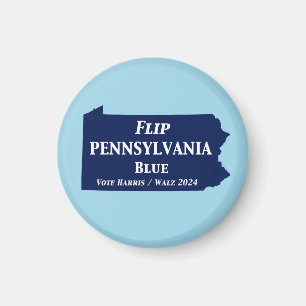 Pennsylvania Blue im Jahr 2024 gedreht Magnet