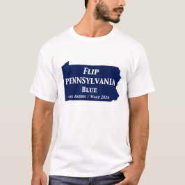 Pennsylvania Blue im Jahr 2024 gedreht T-Shirt