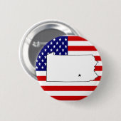 Pennsylvania Button (Vorne & Hinten)