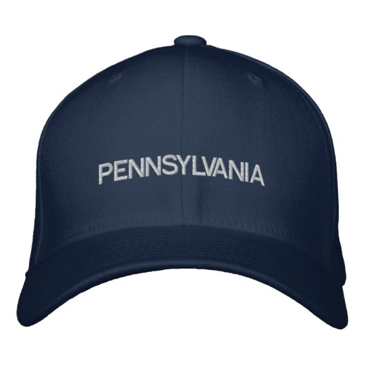Pennsylvania Cap Bestickte Baseballkappe (Vorderseite)