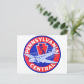Pennsylvania Central Airlines Postkarte (Stehend Vorderseite)