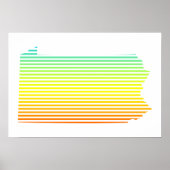 Pennsylvania Chill Fade Poster (Vorne)