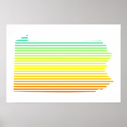 Pennsylvania Chill Fade Poster (Vorne)