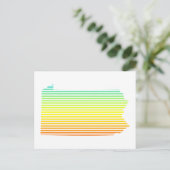 Pennsylvania Chill Fade Postkarte (Stehend Vorderseite)