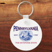PENNSYLVANIA Der Keystone-Staat Schlüsselanhänger (Vorderseite)