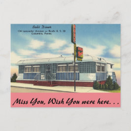 Pennsylvania, Diner des Bobs, Kolumbien Postkarte