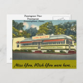 Pennsylvania, Downingtown Diner, Downtown Postkarte (Vorne/Hinten)