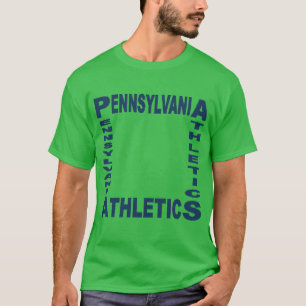 PENNSYLVANIA DUNKELGRÜNES BASISCHES KLEE-T-Shirt T-Shirt