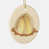 Pennsylvania Dutch Amish Food Apple Dumplings Keramik Ornament (Rechts)