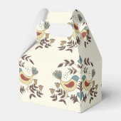 Pennsylvania Dutch Amish Hex Sign Bird Americana Geschenkschachtel (Rückseite)