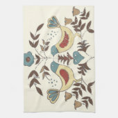 Pennsylvania Dutch Amish Hex Sign Bird Americana Geschirrtuch (Vertikal)