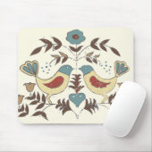 Pennsylvania Dutch Amish Hex Sign Bird Americana Mousepad (Mit Mouse)
