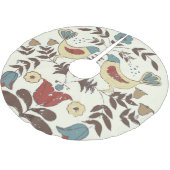 Pennsylvania Dutch Amish Hex Sign Bird Americana Polyester Weihnachtsbaumdecke (Schrägansicht)