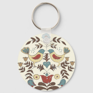 Pennsylvania Dutch Amish Hex Sign Bird Americana Schlüsselanhänger