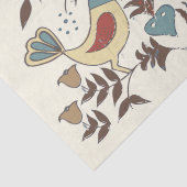 Pennsylvania Dutch Amish Hex Sign Bird Americana Seidenpapier (Ausschnitt)