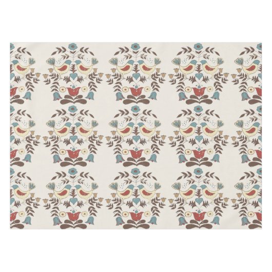 Pennsylvania Dutch Amish Hex Sign Bird Americana Tischdecke (Vorderseite (Horizontal))