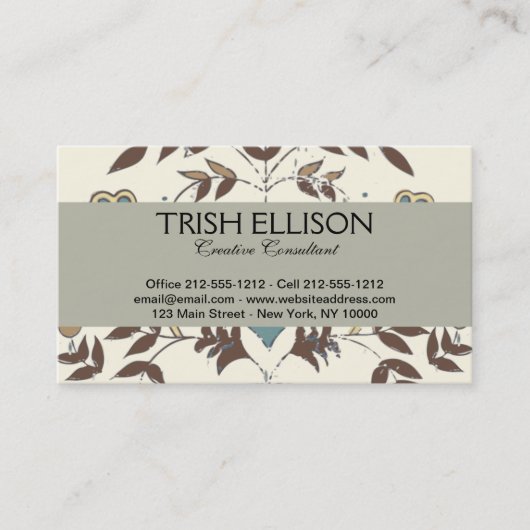 Pennsylvania Dutch Amish Hex Sign Bird Americana Visitenkarte (Vorderseite)