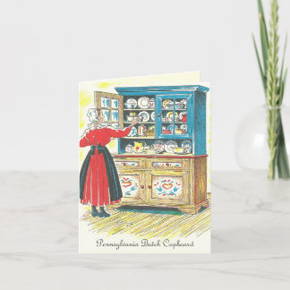 Pennsylvania Dutch Cupboard Liver Dumplings / Saus Feiertagskarte