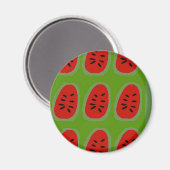 Pennsylvania Dutch Hex Sign Watermelons Magnet (Vorderseite/Rückseite)