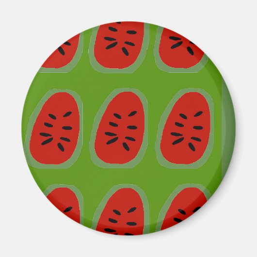Pennsylvania Dutch Hex Sign Watermelons Magnet (Vorne)