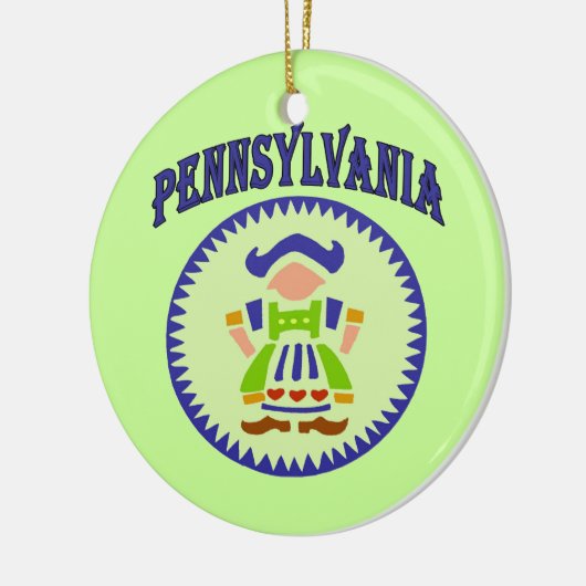 Pennsylvania Dutch Keramik Ornament (Links)