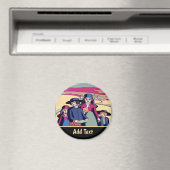 Pennsylvania Dutch, Lancaster, bearbeiten Text Mag Magnet (In Situ (Geschirrspüler))