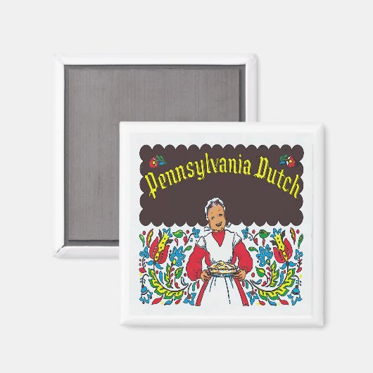 Pennsylvania Dutch, Lancaster Magnet (Vorderseite/Rückseite)