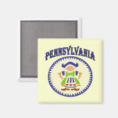 Pennsylvania Dutch Magnet (Vorderseite/Rückseite)