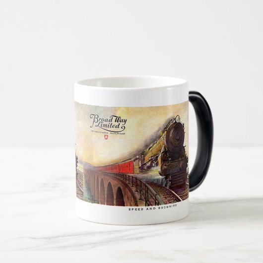 Pennsylvania-Eisenbahn Broadway begrenzt Verwandlungstasse (VorderseiteRechts)