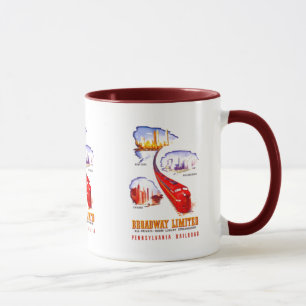 Pennsylvania-Eisenbahn Broadway begrenztes Tasse