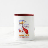 Pennsylvania-Eisenbahn Broadway begrenztes Tasse (Zentrum)