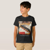 Pennsylvania-Eisenbahn-Dampf-Turbine scherzt T-Shirt (Vorne ganz)