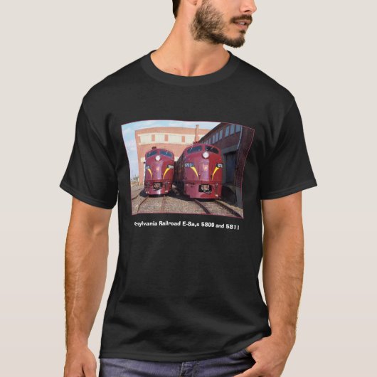 Pennsylvania-Eisenbahn E-8a, s (JTFS) 5809 und T-Shirt (Vorderseite)