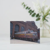Pennsylvania Eisenbahn EMD E-8 1988 restauriert, R Postkarte (Stehend Vorderseite)